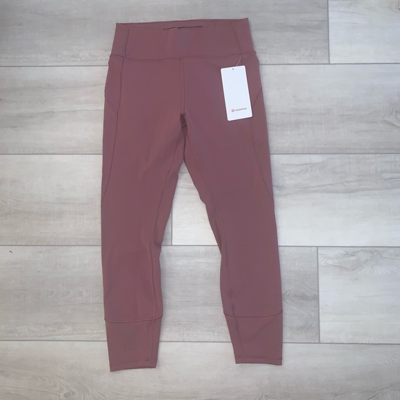 lululemon athletica Pants - Lululemon in movement tights 25” size 10 plumful
